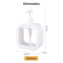 Dispenser Sabonete Líquido Portátil Banheiro Cozinha Lavabo Viagem 300ml